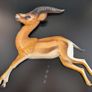 Rare Bossons Fraser Art Leaping Gazelle Wall Plaque 1970s Vintage Image 7