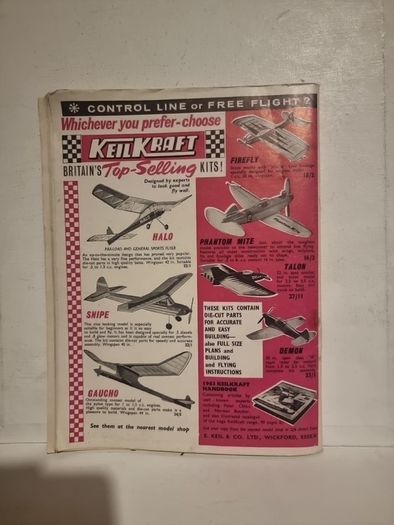 OCT 1963 AERO MODELLER vintage model magazine