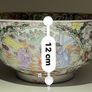 Large Chinese Cantonese Famille Rose Punch Bowl - 25cm - Court Scene - Seal Mark Image 10