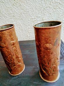 Newlyn Copper  Vases