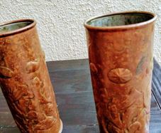 Newlyn Copper  Vases