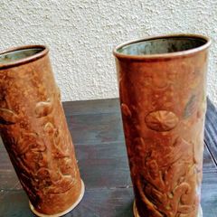 Newlyn Copper  Vases