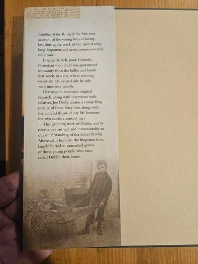 Children Of The Rising. The Untold Story Of The Young Lives Lost During Easter Rising  1916. By Joe Duffy. First Edition Large Volume Hardback With Dustjacket In Good Condition.  See Photos For Same.