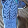 Blue croc sandals size 13 Image 3