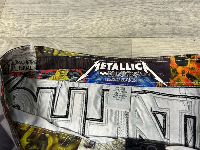 Vintage Billabong Metallica Limited Edition Board Shorts Mens W36
