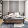 King Size Bed Frame with Wood Headboard Image 10