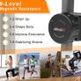 Exercise Bike Foldable Fitness Bike Magnetic Foldable Indoor Cycling Bike 3-In-1 Foldable Exercise Bike for Home Use with Resistance Bands Home Workout Exercise Equipment (FREE EXPRESS POSTAGE) Image 5