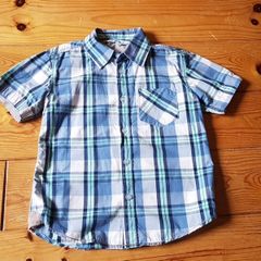 Blue Check Shirt Age 5-6