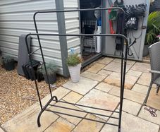 double heavy duty clothes rail