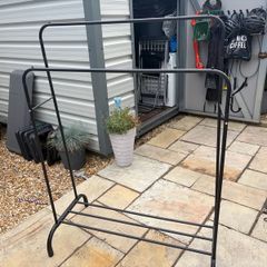 double heavy duty clothes rail