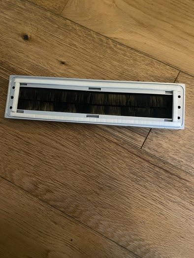 Letter Box Stormguard Brush Letter Plate Chrome