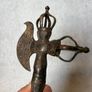 Kartika Phurba Axe Dagger - Patinated Bronze Image 4