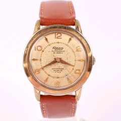 Vintage Rado Automatic 11595 Mens Watch 34mm Gold Plated Cal 1560