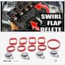 4Pcs Car Set Swirl Flap Bungs 22mm Diesel Metal bungs with intake manifold gaskets kit For BMW M47 E46 320d 330d 520d 525d K7C4 Image 2