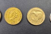 New Zealand and Cayman Islands coins