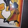 Signed African Batik art framed Image 4