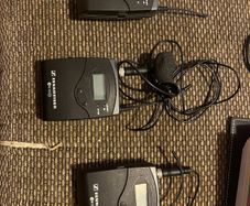 Sennheiser EW 100 G2 Professional Wireless Microphone System 2 Bodypack Transmitters and 1 Receiver