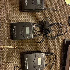 Sennheiser EW 100 G2 Professional Wireless Microphone System 2 Bodypack Transmitters and 1 Receiver