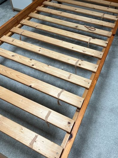 2 Solid wood bed frames - great condition