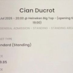 Tickets to Cian Ducrot in Galway.
