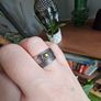 Black Titanium Fusion x S925 ring .Brand new Image 3