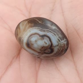 Vintage Natural Suliemani Eyes Agate Bead Amulet