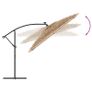 Garden Parasol with LED Lights Image 5