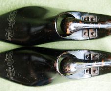 Authentic Antique Victorian Wooden Shoe Trees / Boot Trees.