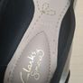 womens CLARKS Somerset Black leather ballerina flats shoes pumps Size UK 4.5 wide fit EU 37.5 Image 7