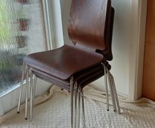 Vintage 90s IKEA Gilbert Dining Chairs (Four)