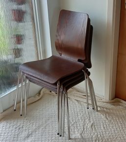 Vintage 90s IKEA Gilbert Dining Chairs (Four)