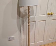 Brand new floor lamp with shade