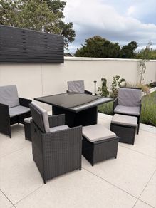 Outdoor Rattan Garden Dining