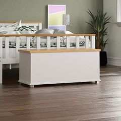 Arlington Storage Ottoman, Wooden Chest with Lid