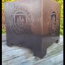 Precision laser cut Man City garden firepit Image 7