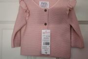 Girls Pink Cardigan 0-3mths