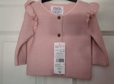 Girls Pink Cardigan 0-3mths