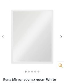 Woodies mirror white 70 x 90 cm new
