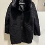 S Italy wool and mohair coat black Image 2