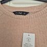 New Long side zip Beige Jumper Image 4