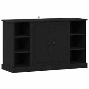 Sideboard Black Oak 100 x 35.5 x 60 cm Engineered Wood