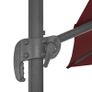 Cantilever Umbrella with Aluminium Pole Bordeaux Red 400x300 cm Image 7
