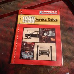 Vintage Autodata Service Manual 1990