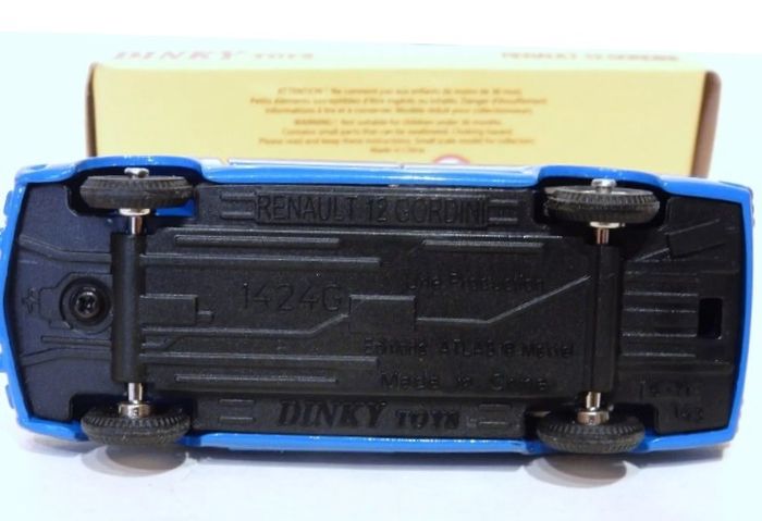Atlas 1/43 scale Dinky Toys Renault 12 Gordini