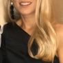 Dressy pearl & black velvet drop earrings Image 2