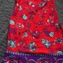 Red Midi Dress Size 8-10 Image 3