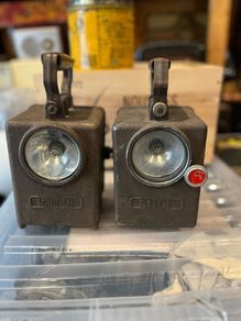 Vintage French Railway Lamps