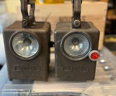 Vintage French Railway Lamps
