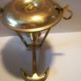 Retro marine themed brass candelabra. Image 3