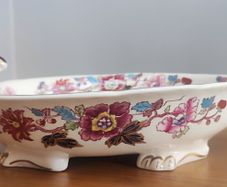 Perfect Condition Beautiful Mason's Ironstone 'brocade' England 1835-36 Dish